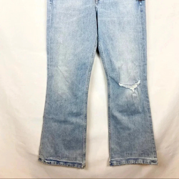 NWT Citizens of Humanity Demy Cropped High Rise Kick Flare Jeans Light Wash - Picture 12 of 15